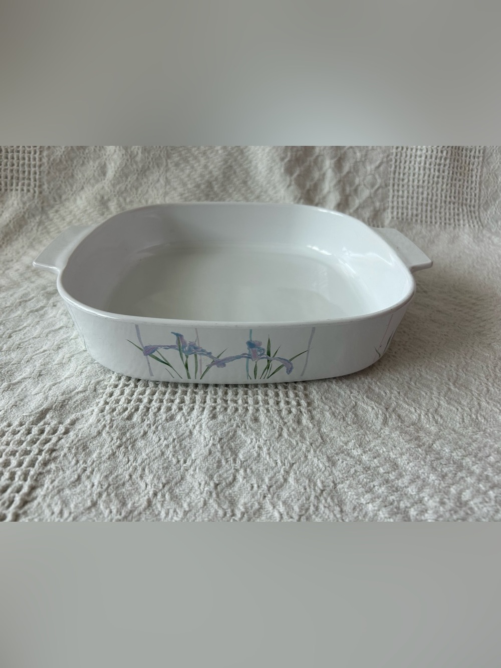 Corningware Shadow Iris Casserole